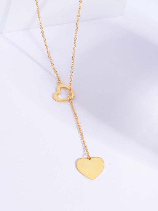 Heart Lariat Necklace
