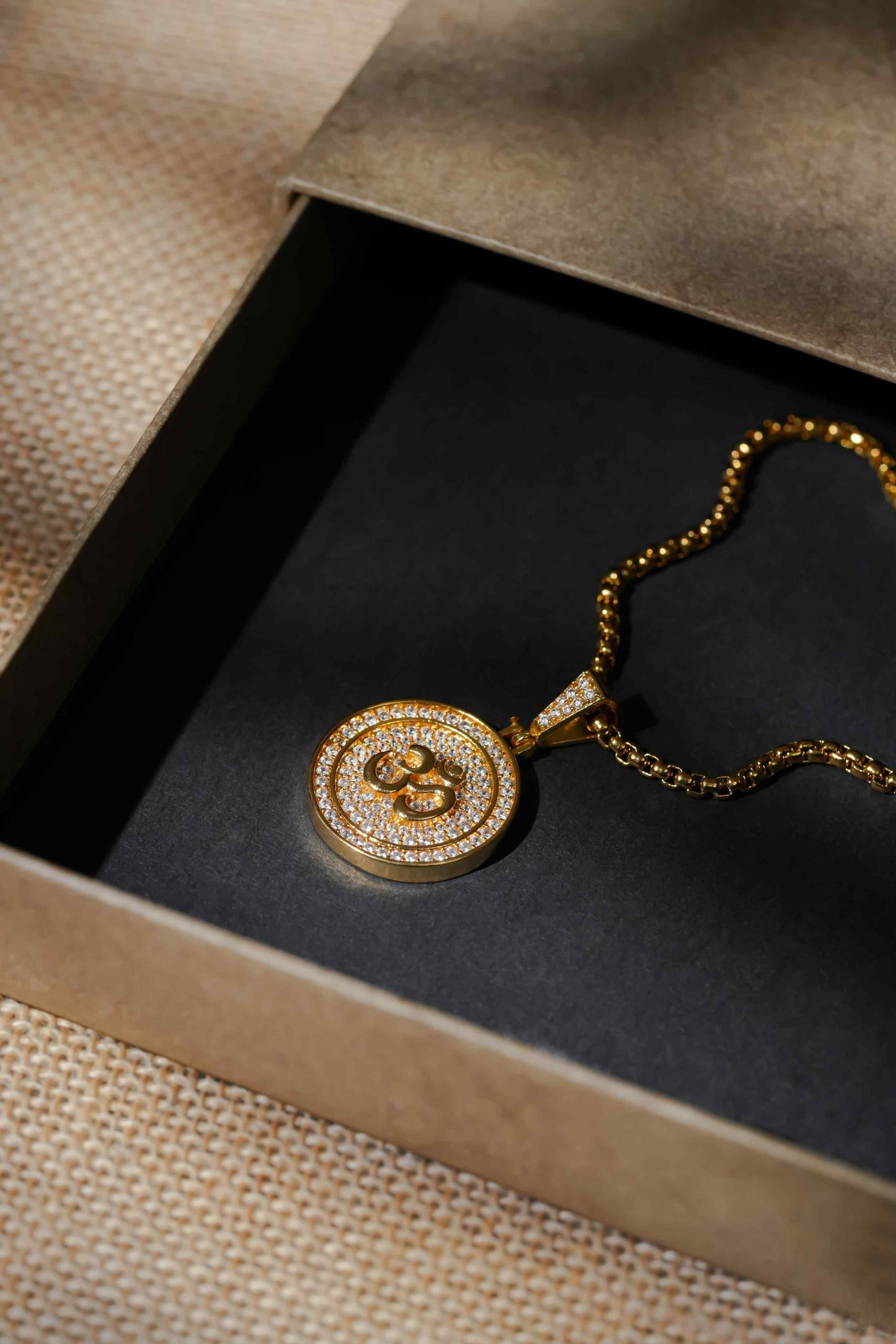 Om Symbol Pendant Necklace