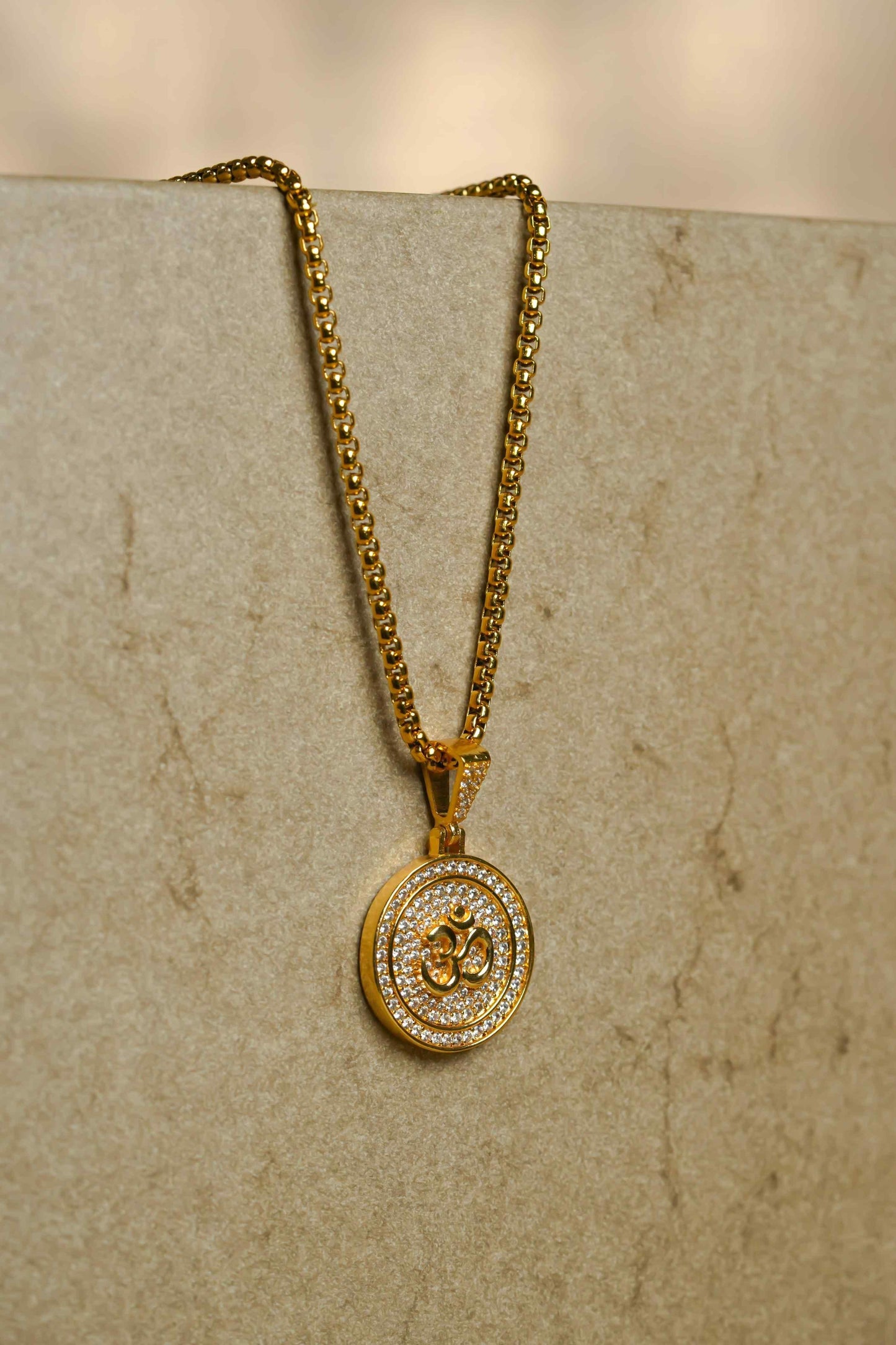 Om Symbol Pendant Necklace