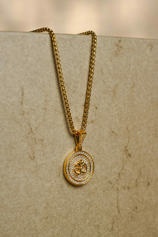 Om Symbol Pendant Necklace