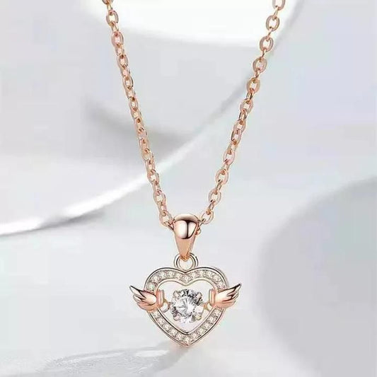 Heart with Wings Designer Pendant Necklace