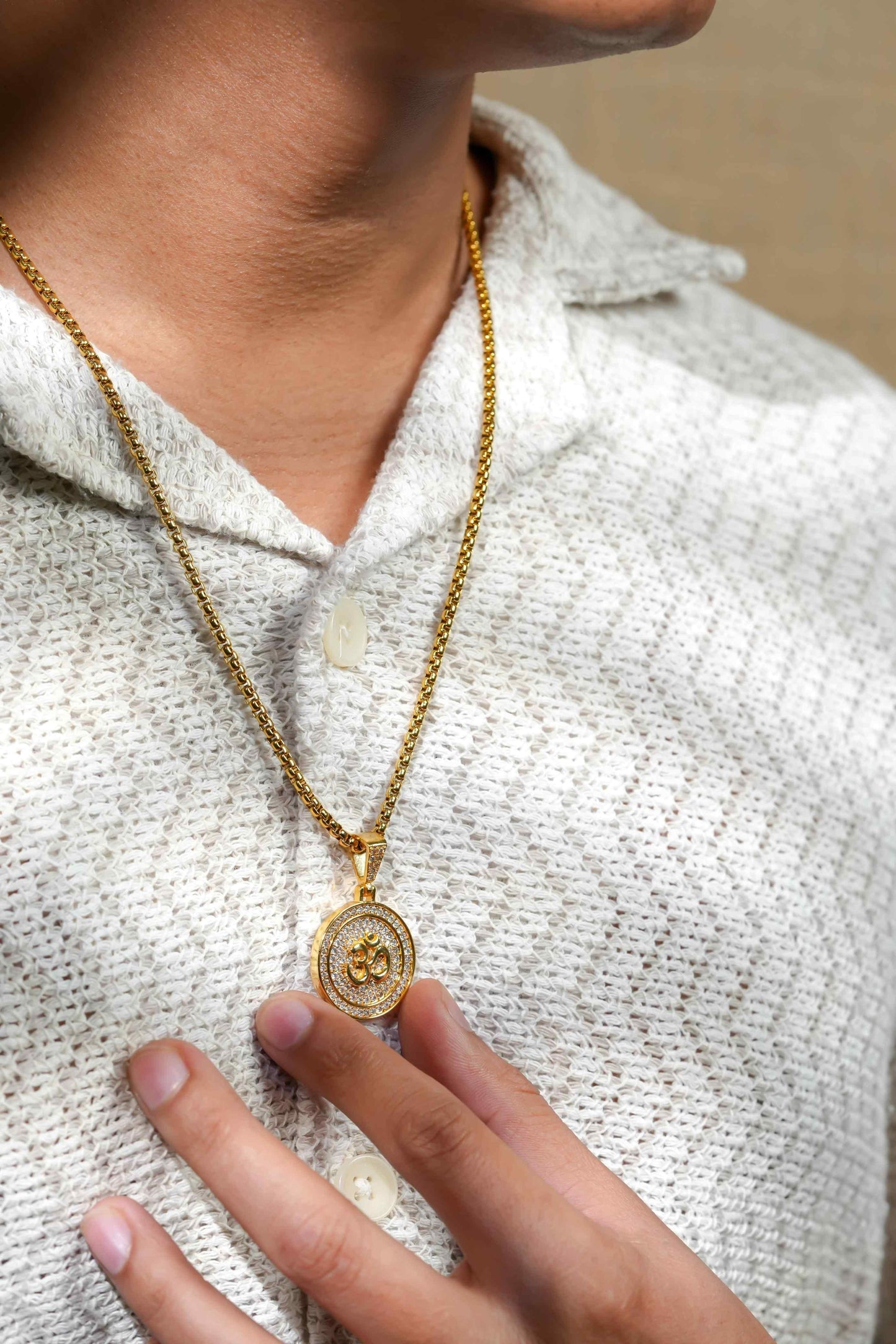 Om Symbol Pendant Necklace