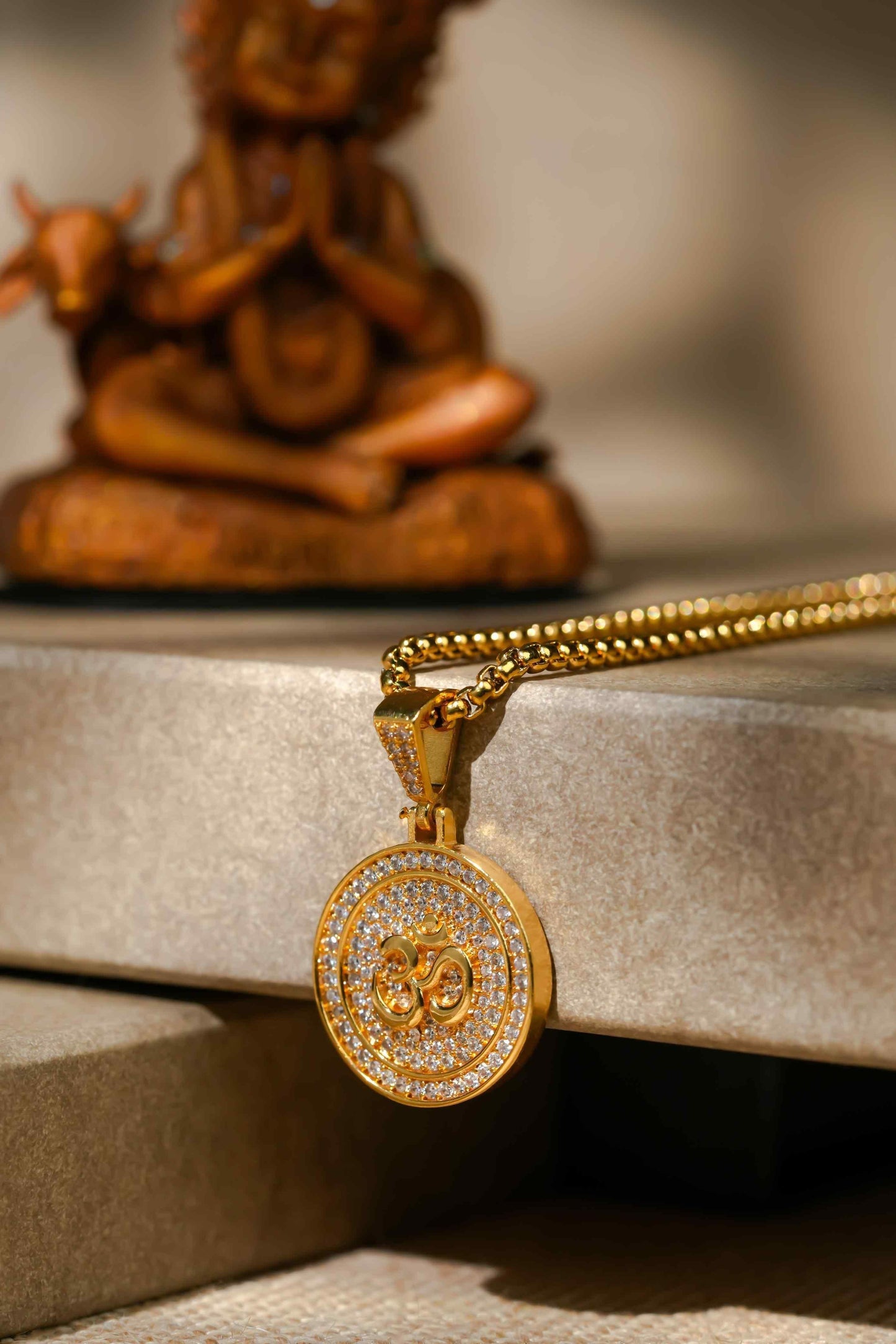 Om Symbol Pendant Necklace