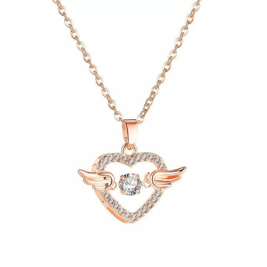 Heart with Wings Designer Pendant Necklace