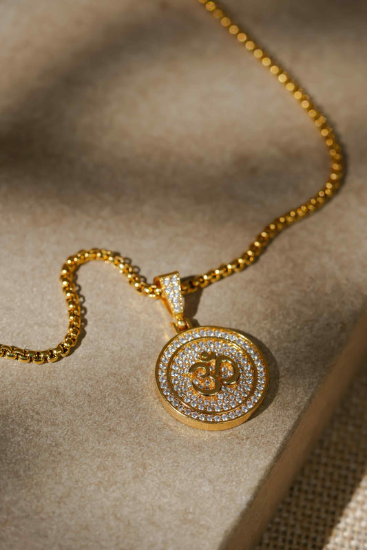 Om Symbol Pendant Necklace
