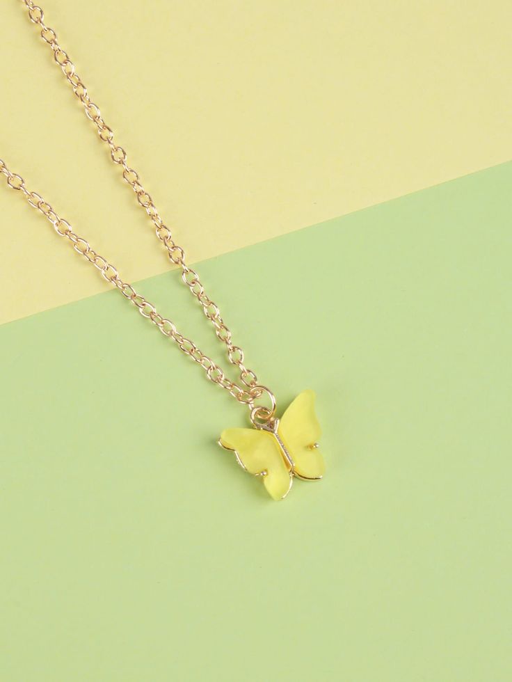 Butterfly Pendant Necklace