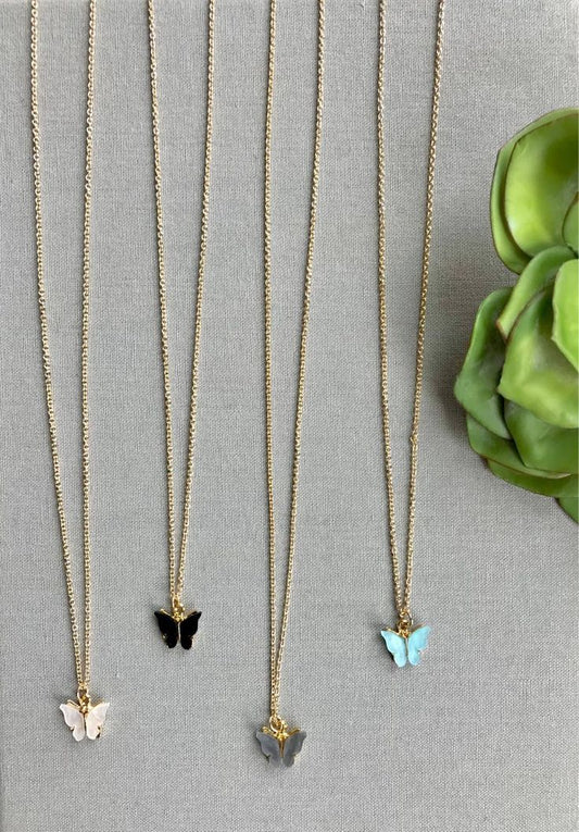 Butterfly Pendant Necklace