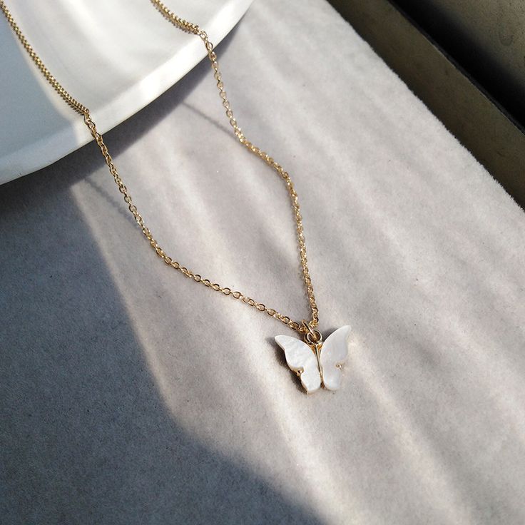 Butterfly Pendant Necklace