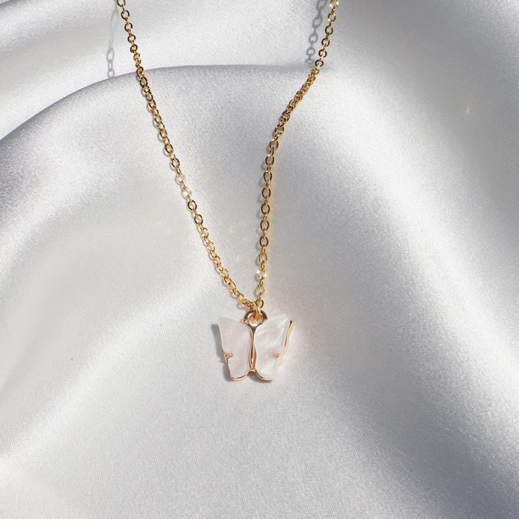 Butterfly Pendant Necklace