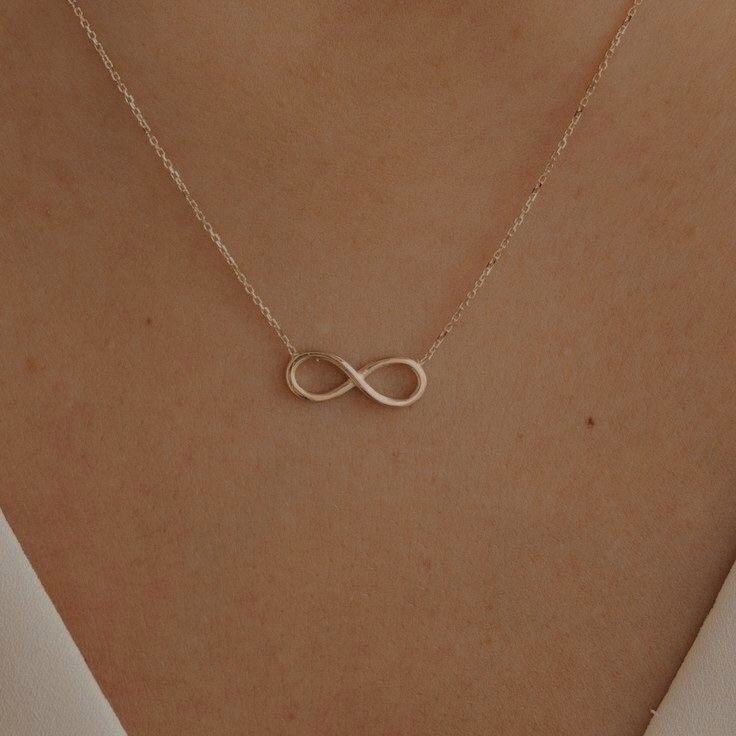 Gold-Plated Infinity Necklace